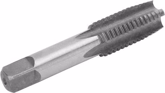 Set di maschi filettati metrici in acciaio per utensili - 4 pezzi - Per metalli - Taglio rapido - Adatti per acciaio inossidabile, alluminio e rame - Resistenti al calore e a basso attrito - Set di maschi