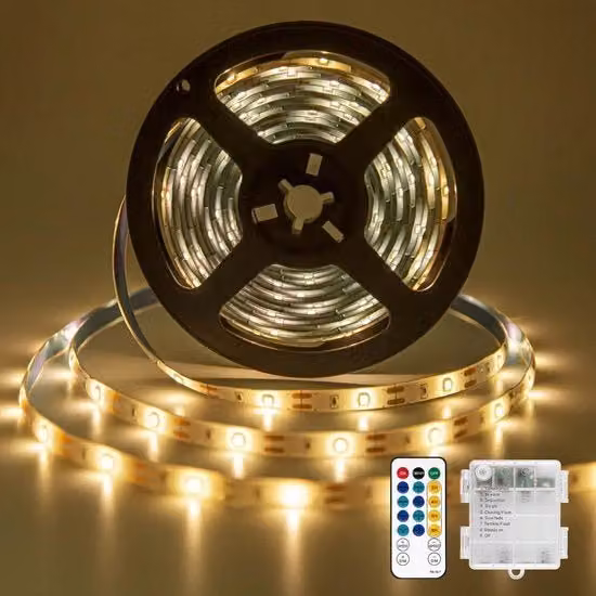 Luce Neon Flex LED Bianco Caldo, Regolabile e Connettibile, Impermeabile IP65, Lunghezza: 5 m