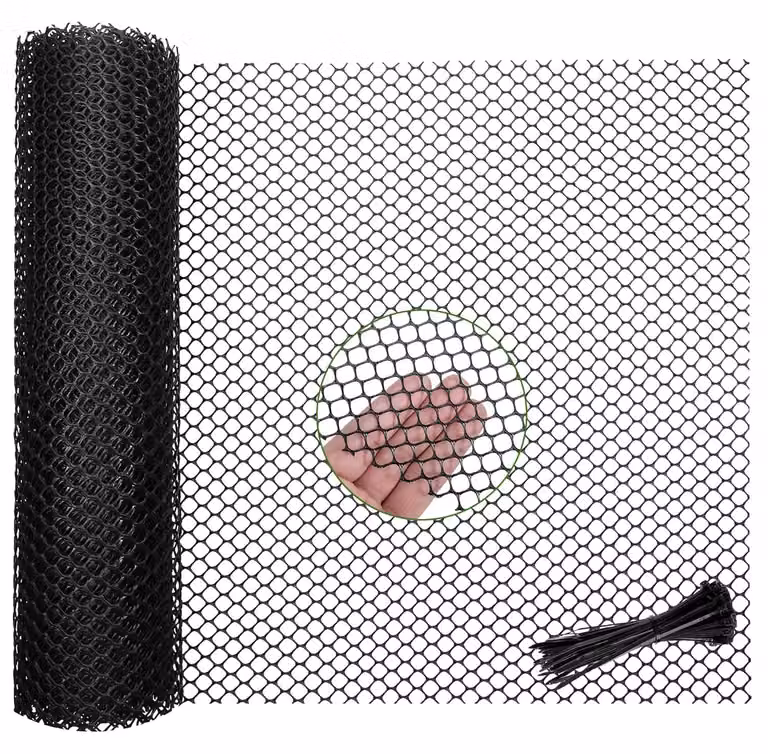 Recinzione in plastica esagonale, dimensioni 0,4 x 3 metri, ideale per giardino e balcone
