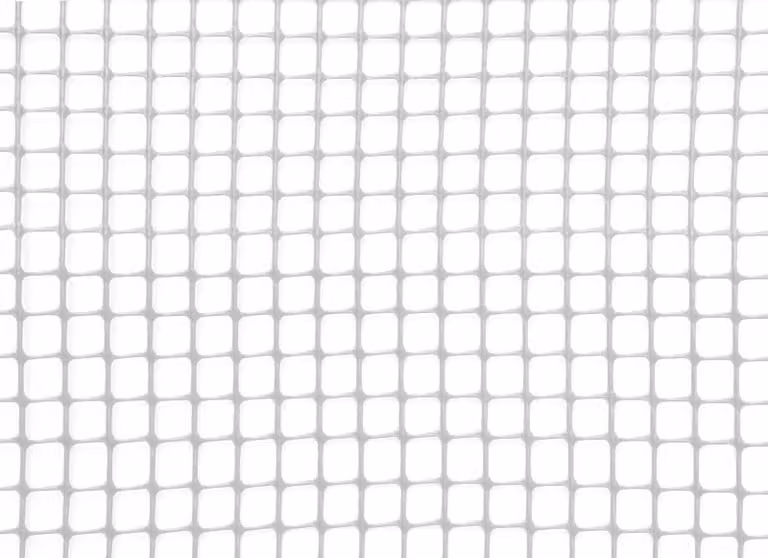 Rete Quadra da Giardino 10mm in Plastica 1x30m Rama Mirror Bianco