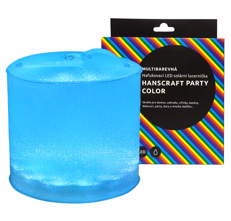 Lanterna solare a LED gonfiabile HANSCRAFT COLOR