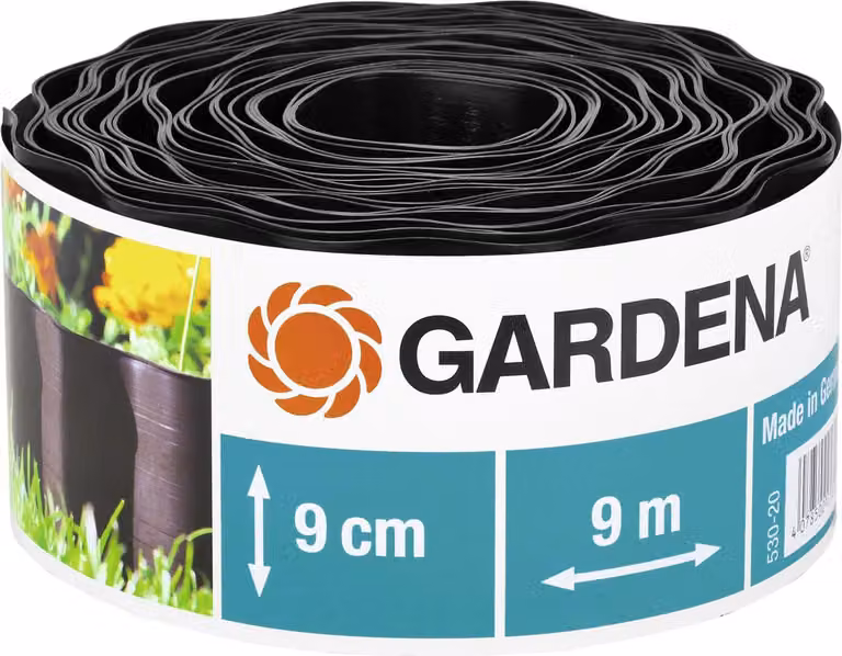GARDENA 00530-20 GARDENA Beeteinfassung 9,0 cm x 9,0 m