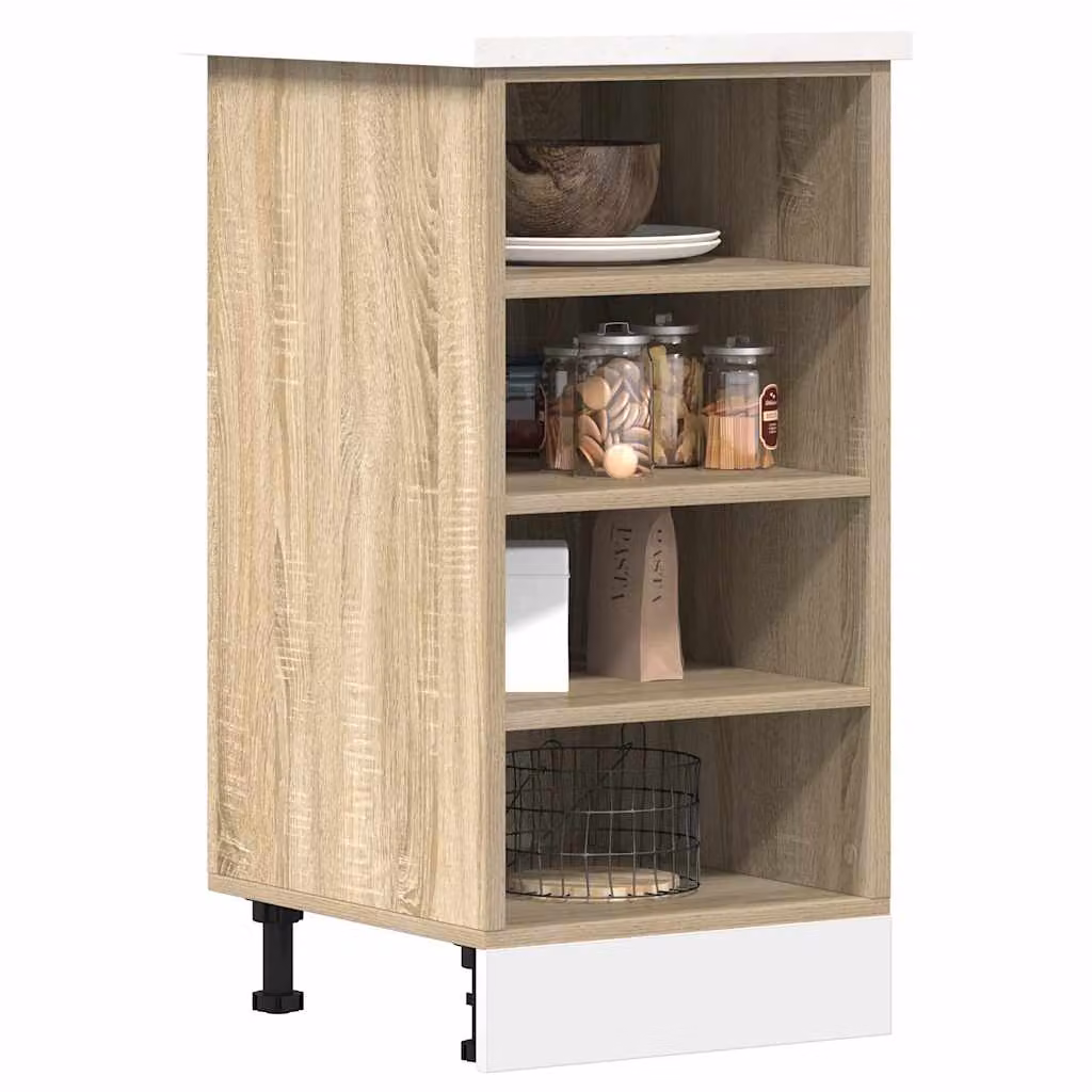 Armadio inferiore da cucina vidaXL Riga in Rovere Sonoma marrone L/P/H: 40 x 44,5 x 81,5 cm