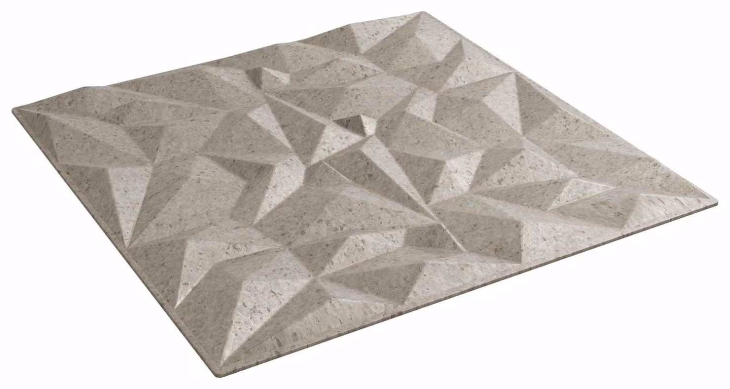Pannelli da parete 12 pcs Beton ametista 50 x 50 cm Schiuma XPS