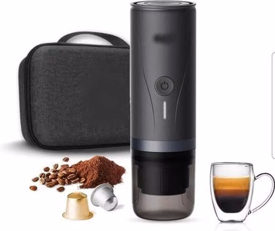 Macchina per Caffè Espresso Portatile con Estrazione Automatica e Riscaldamento Ceramico