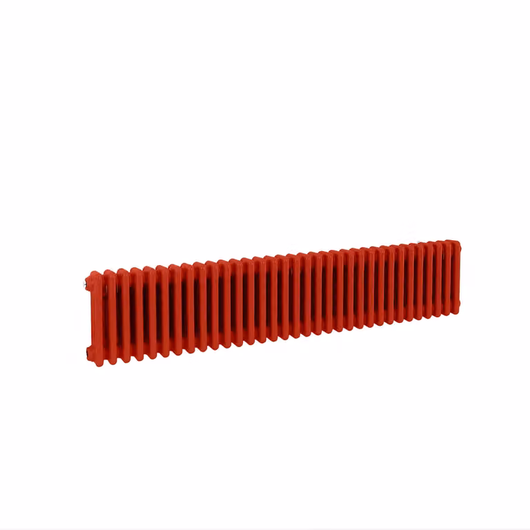 Radiatore Orizzontale a Colonne (2 Colonne) 300mm x 1505mm - Rosso (Siamese Rosso) - Regent