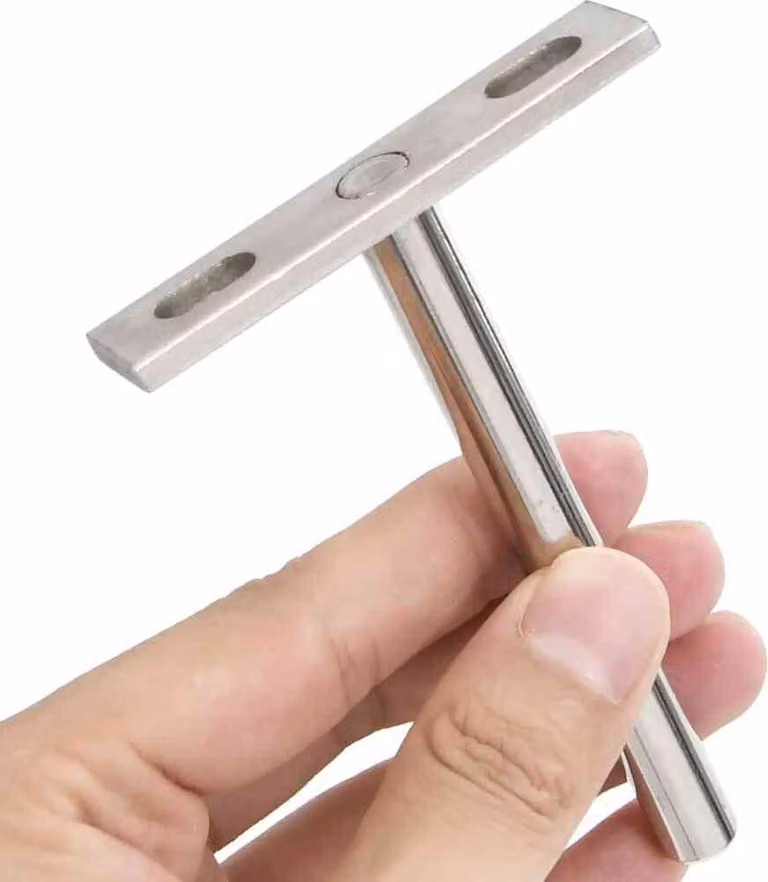 Staffe Mensole Galleggianti 12pz Ø10x100 mm Acciaio al carbonio