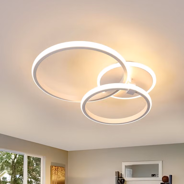 Lampada a soffitto LED Comely, 42W, 4700LM, moderna, rotonda, bianca, 3000K