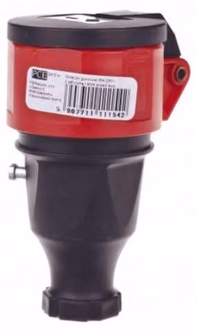Prese a spina in gomma PCE, con protezione, 10/16A, 230V, grado di protezione IP44