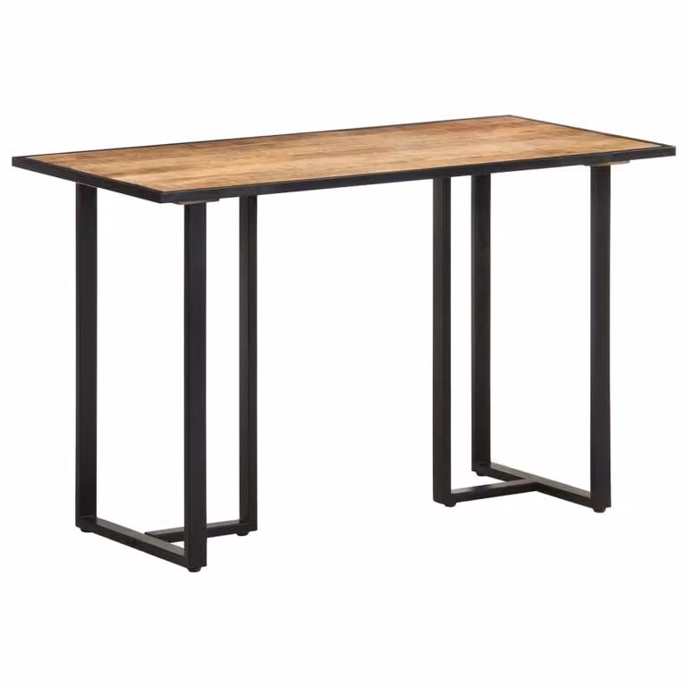 Maison Exclusive - Tavolo da pranzo 120 cm in legno di mango grezzo
