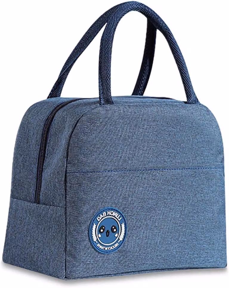 Borsa termica per picnic da 55 litri, colore blu, design leggero e facile da trasportare.