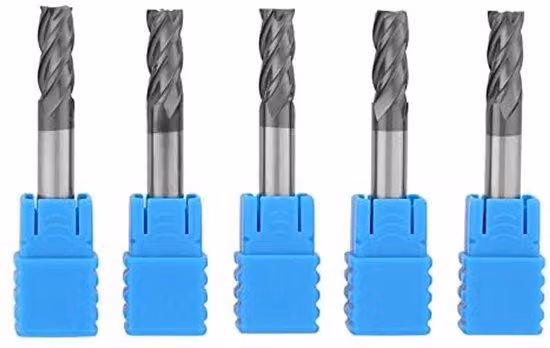 Emissione industriale di carburo di tungsteno, dimensioni 6-50 mm, fresa CNC a 4 taglienti