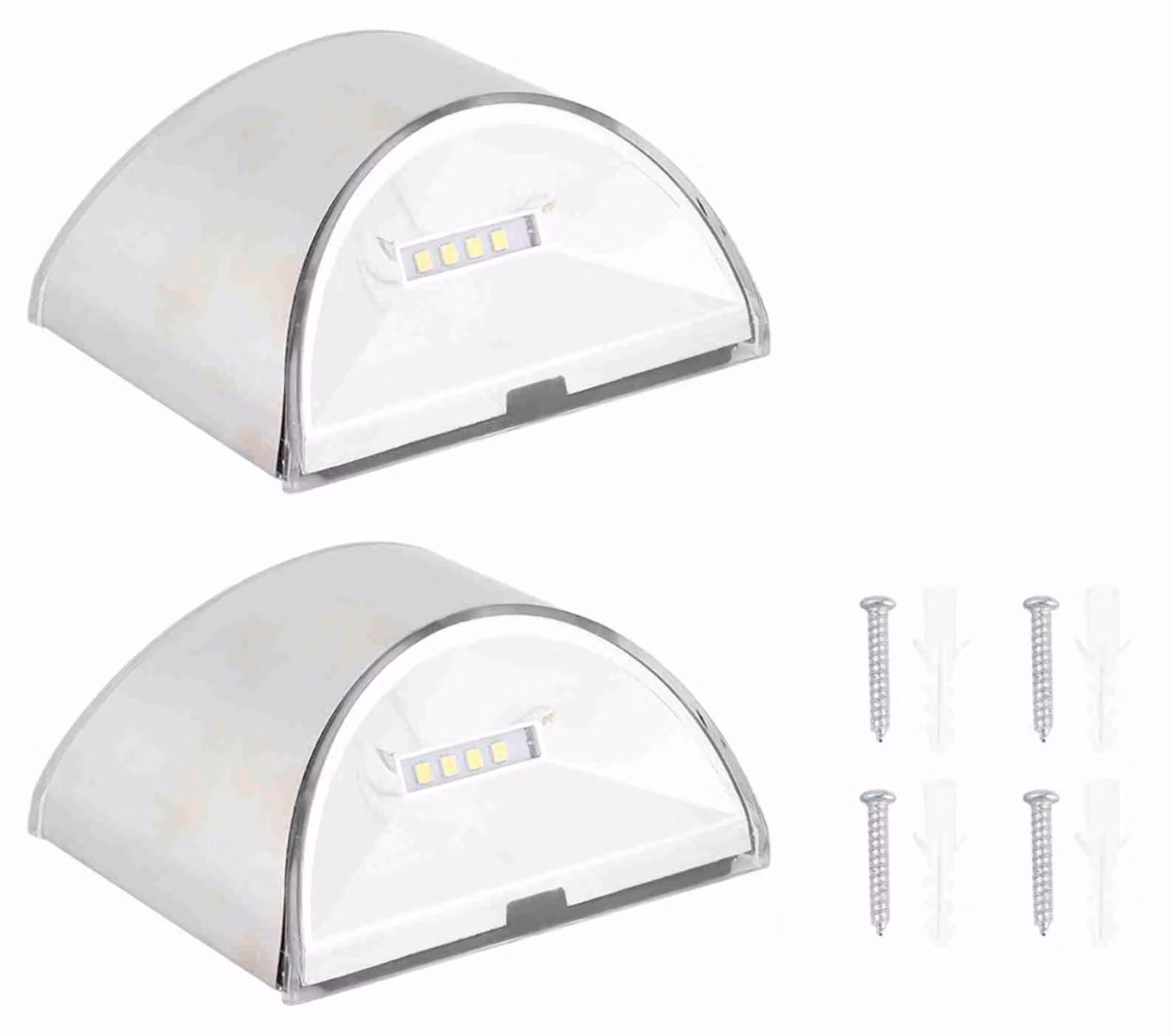 Acciaio inossidabile - Recinzione solare - Luci di sicurezza - Lampade - Lampada da parete per uso esterno