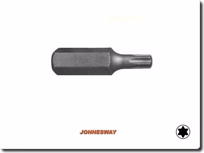 Jonnesway bit torx t25 x 30mm 6-angolo 10mm