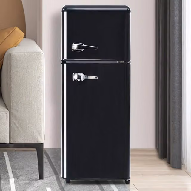 Frigorifero retr¨° combinato ¨C Minimal ¨C altezza 105,5cm larghezza 41cm, volume totale 92L, congelatore 28L, classe energetica D