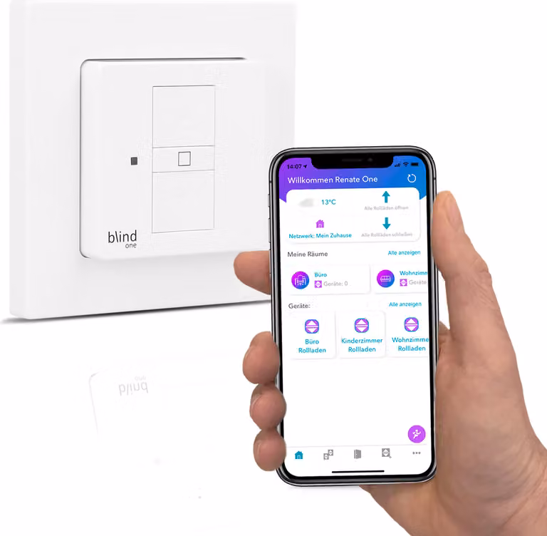 Interruttore per tapparelle Wifi | blind One | Smarthome timer (Alexa / Google) Timer per tapparelle Timer per tapparelle Interruttore per tapparelle