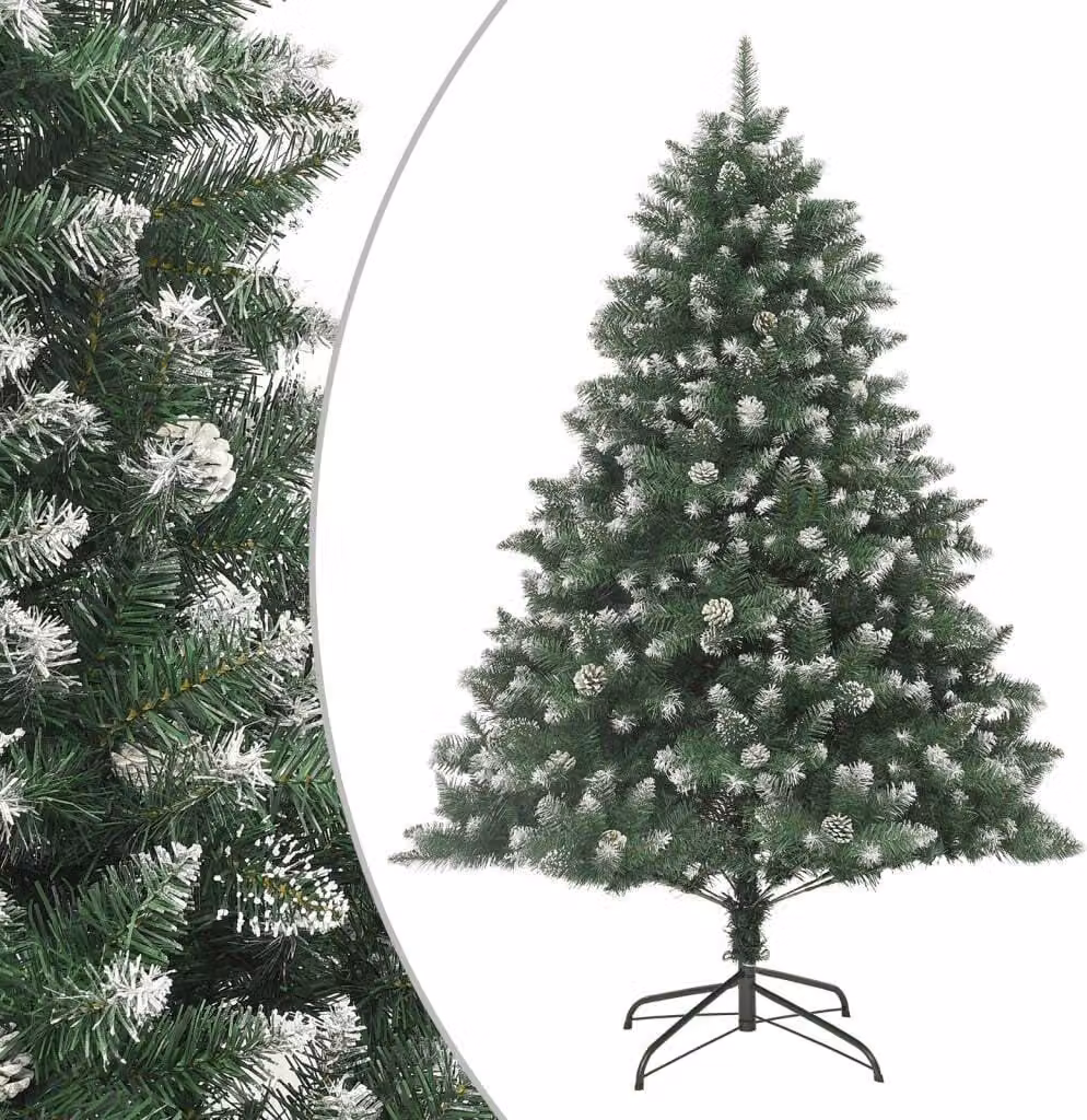 Maison Exclusive - Albero di Natale artificiale con supporto, 210 cm, in PVC