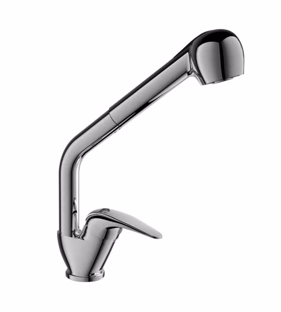 Bold Miscelatore Lavello Monocomando con Doccetta Estraibile Cromo 40mm