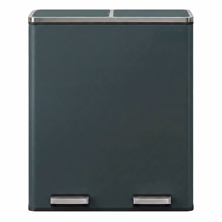 SONGMICS Pattumiera Raccolta Differenziata | SONGMICS HOME, Grigio Verdastro