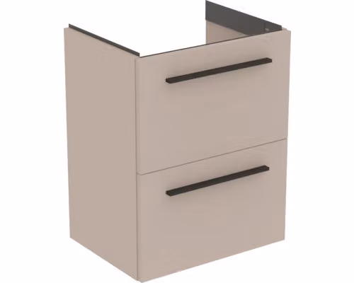Ideal Standard i.Life S - Mobile lavabo, 500x375x630 mm, 2 cassetti, beige opaco T5291NH