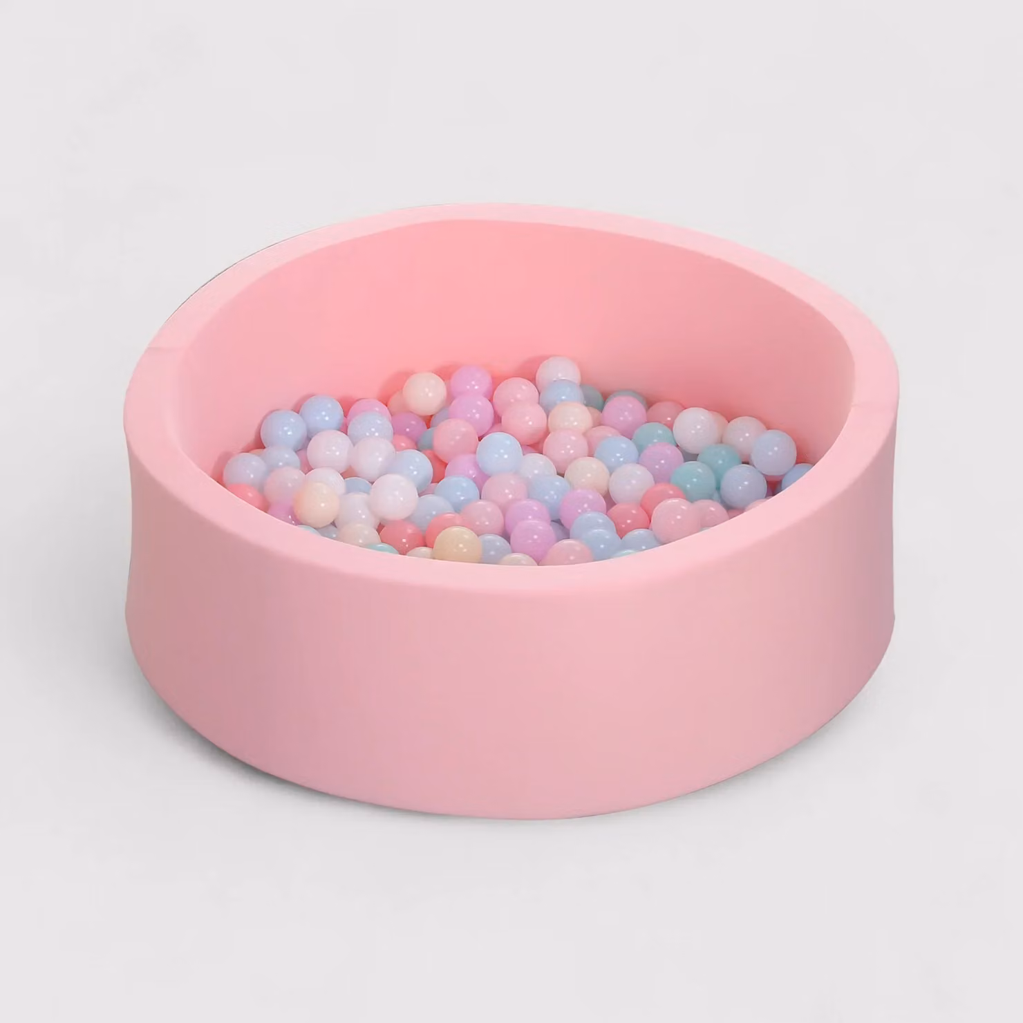 Likim - Piscina rosa per bimbi con 200 palline colorate
