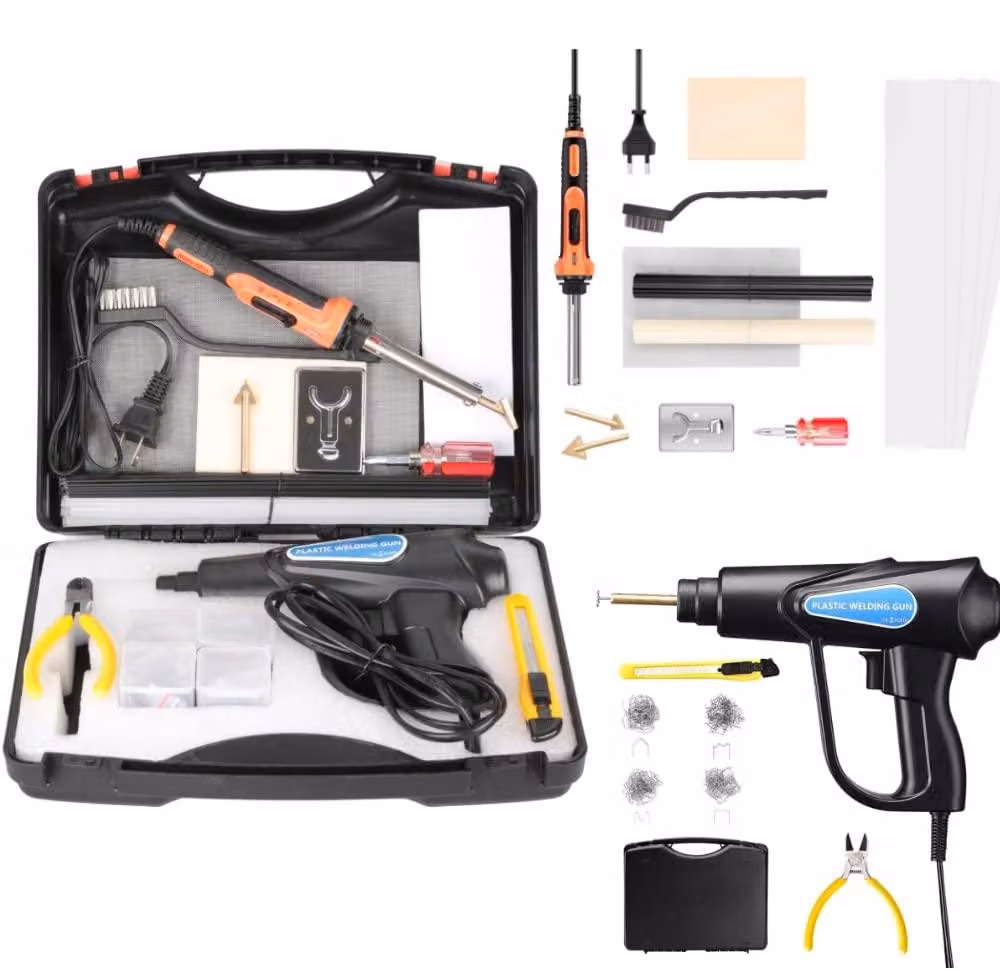 Saldatrice elettrica con 2 tipi di accessori per la saldatura, da 100 W e 70 W, adatta per la riparazione di automobili