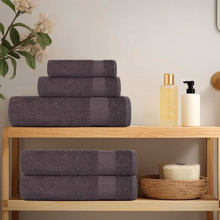 vidaXL Asciugamani FROGN 10 pz Antracite 50x100 cm 360 g/m²