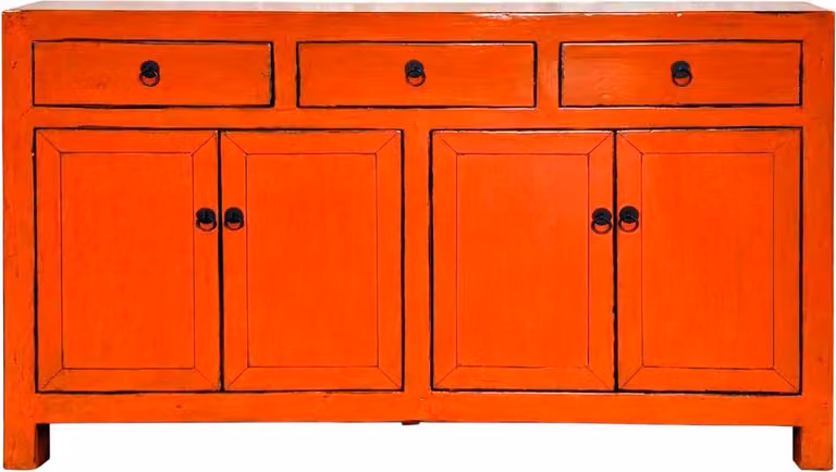 Fine Asianliving Comò cinese Credenza cinese Armadi cinesi Mobili cinesi Armadio orientale asiatico 145x88x40