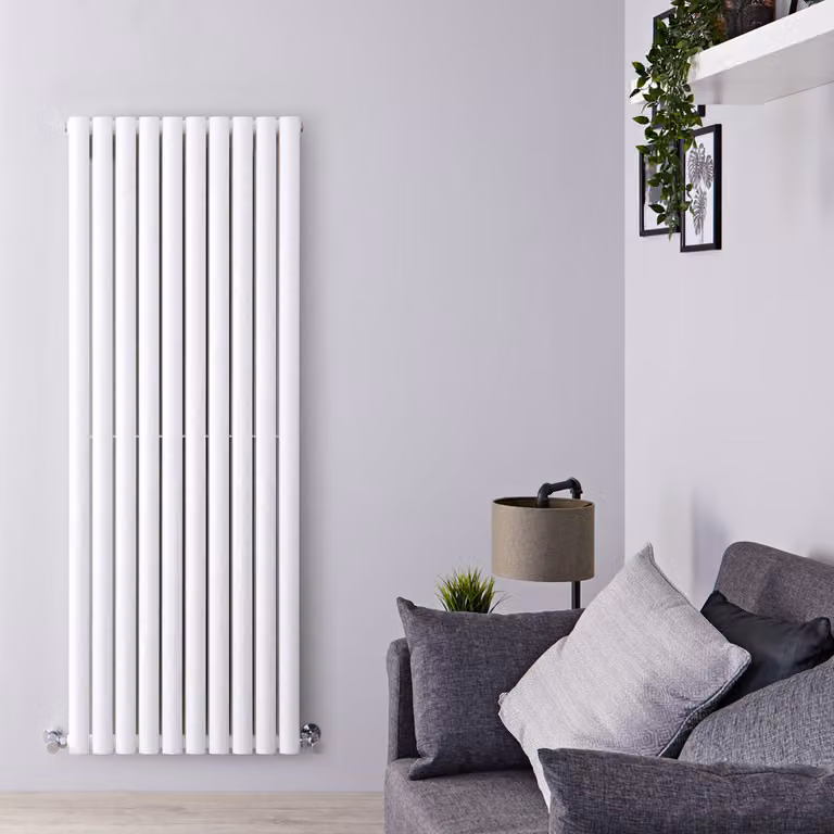Radiatore Verticale Bianco 1600x590mm 1615W - Alta Potenza - Design Moderno - Revive