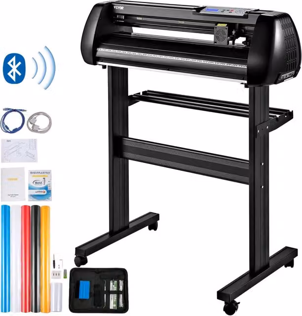Plotter da Taglio Vinile SK-720L 720 mm 28,3 Pollici 10-800 mm/s con Bluetooth e USB per Bricolage e Fai da Te