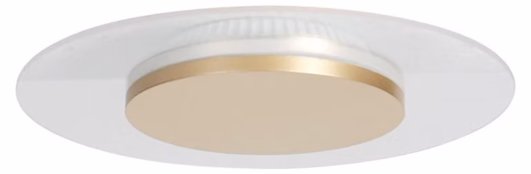 Plafoniera - oro - LIDO -  plastica metallo - Ø 28cm - LED - 7797GO - Steinhauer