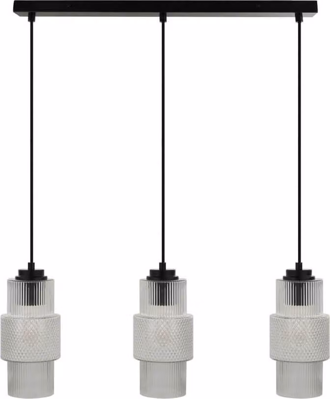 HOME DELUXE Lampada a sospensione in vetro YUKI - Trasparente | Lampada a sospensione Lampada a soffitto