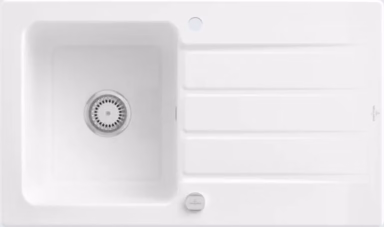 Villeroy & Boch Architectura - Lavello in Vetroceramica 860x510 mm con scarico, CeramicPlus, bianco alpino 335002R1