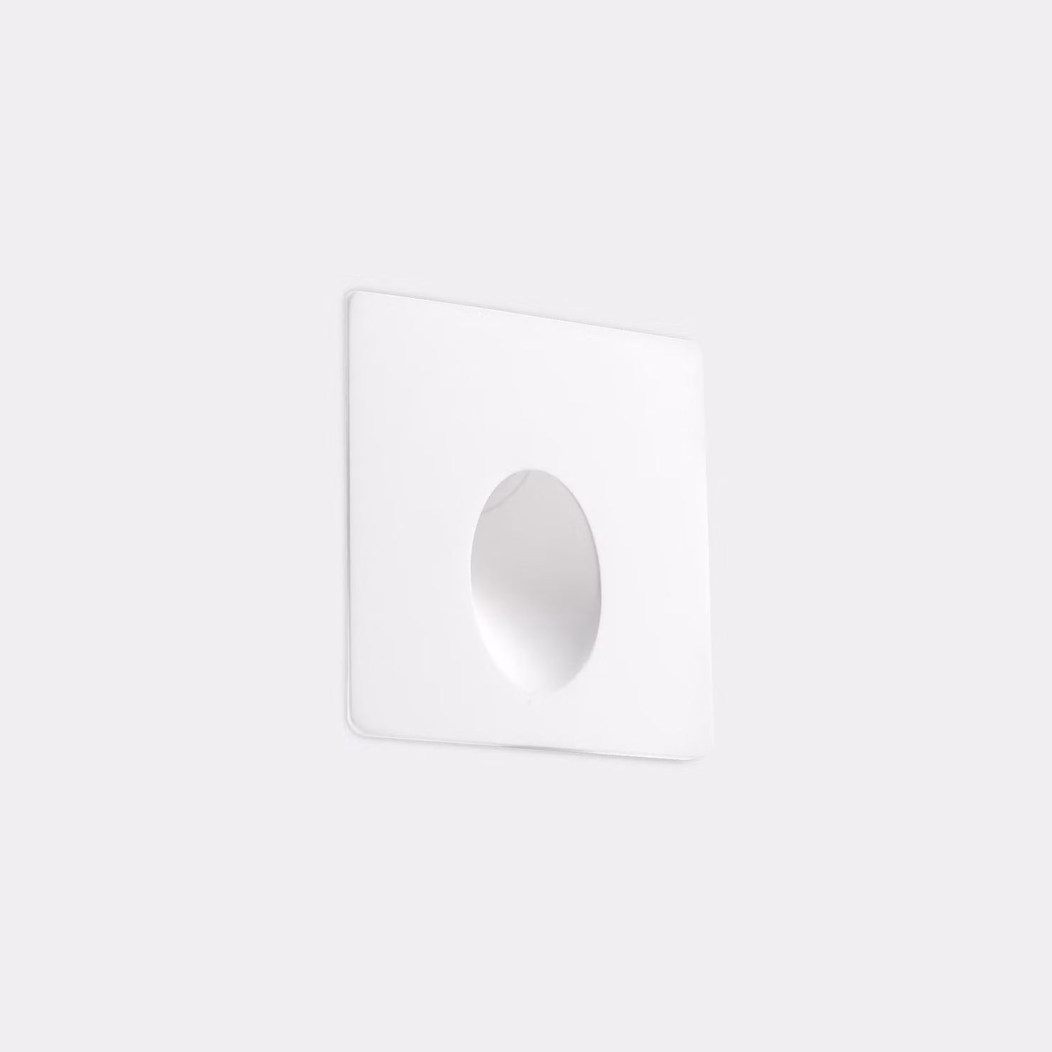 LEDS C4 Lampada da esterno a scomparsa - 1 W, luce bianco caldo, 93 lm, colore bianco