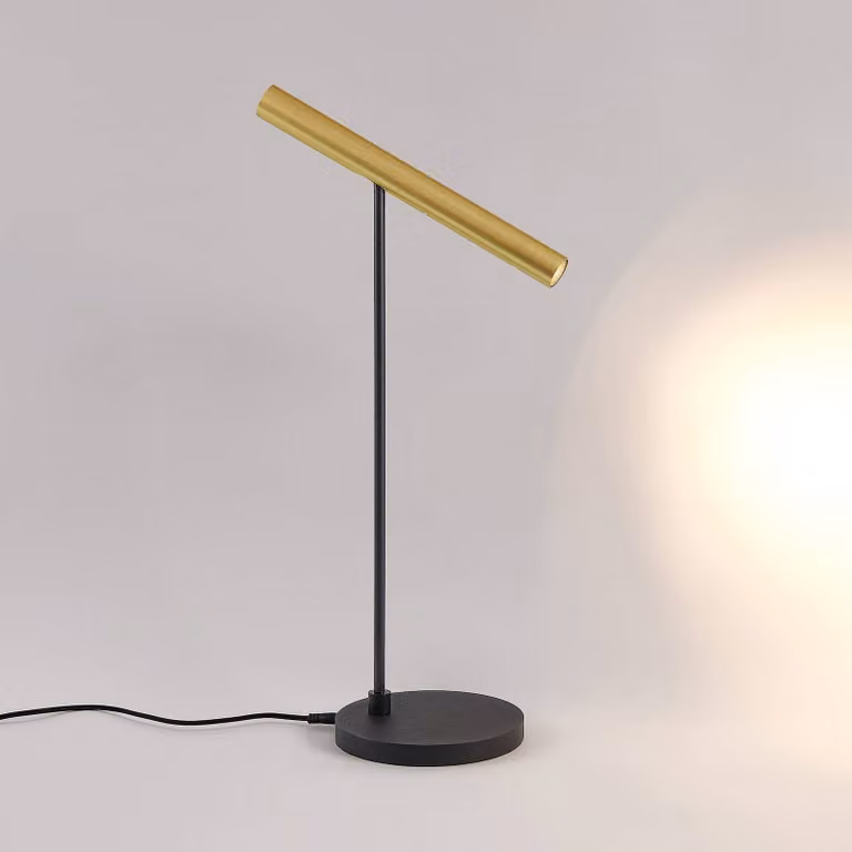Molto Luce Lampada da tavolo a LED Meyjo T, dimmerabile, Nero, Soggiorno / Sala da pranzo, Alluminio, Moderno, Lampada da tavolo LED