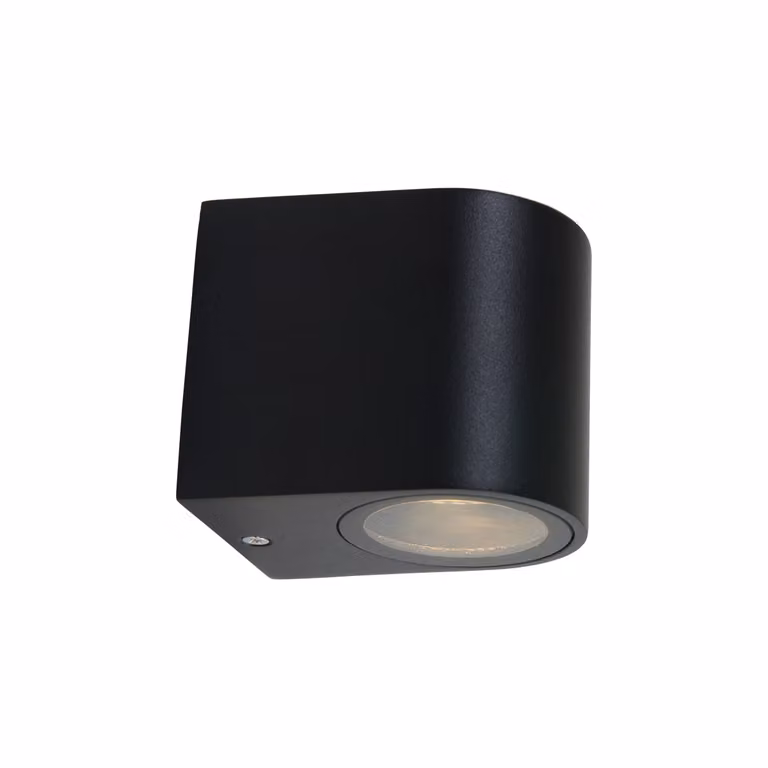 Lampada da esterno a LED, metallo, vetro, nero, IP44, H 9 cm