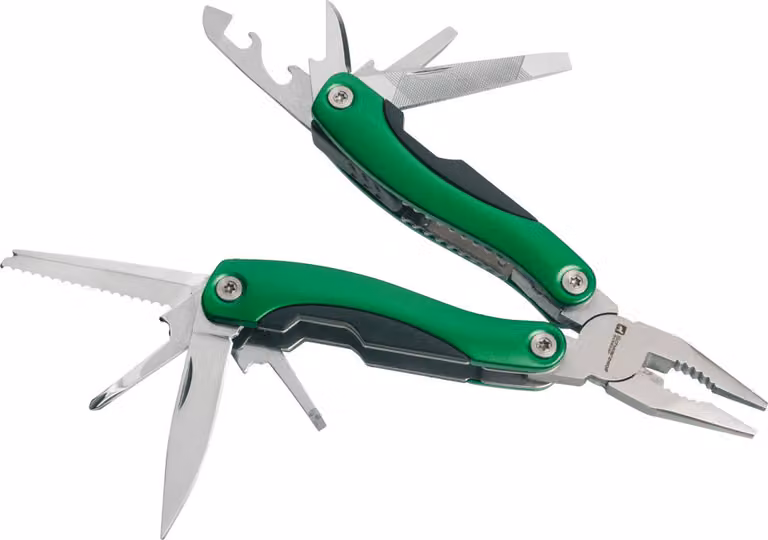Schwarzwolf outdoor ARMADOR multitool, verde con 15 utensili