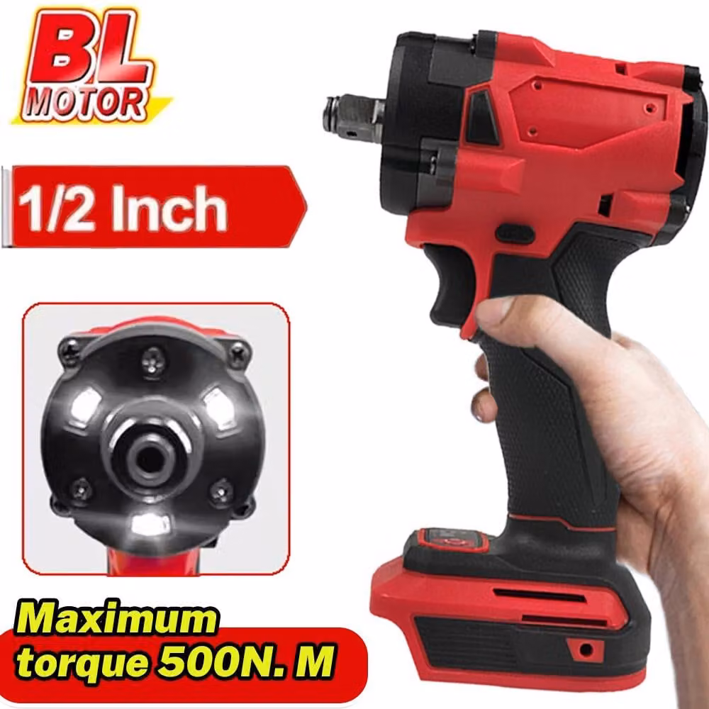 Chiave a impatto - Elettrica - 1/2 pollice - 4 velocità - 500 N·m