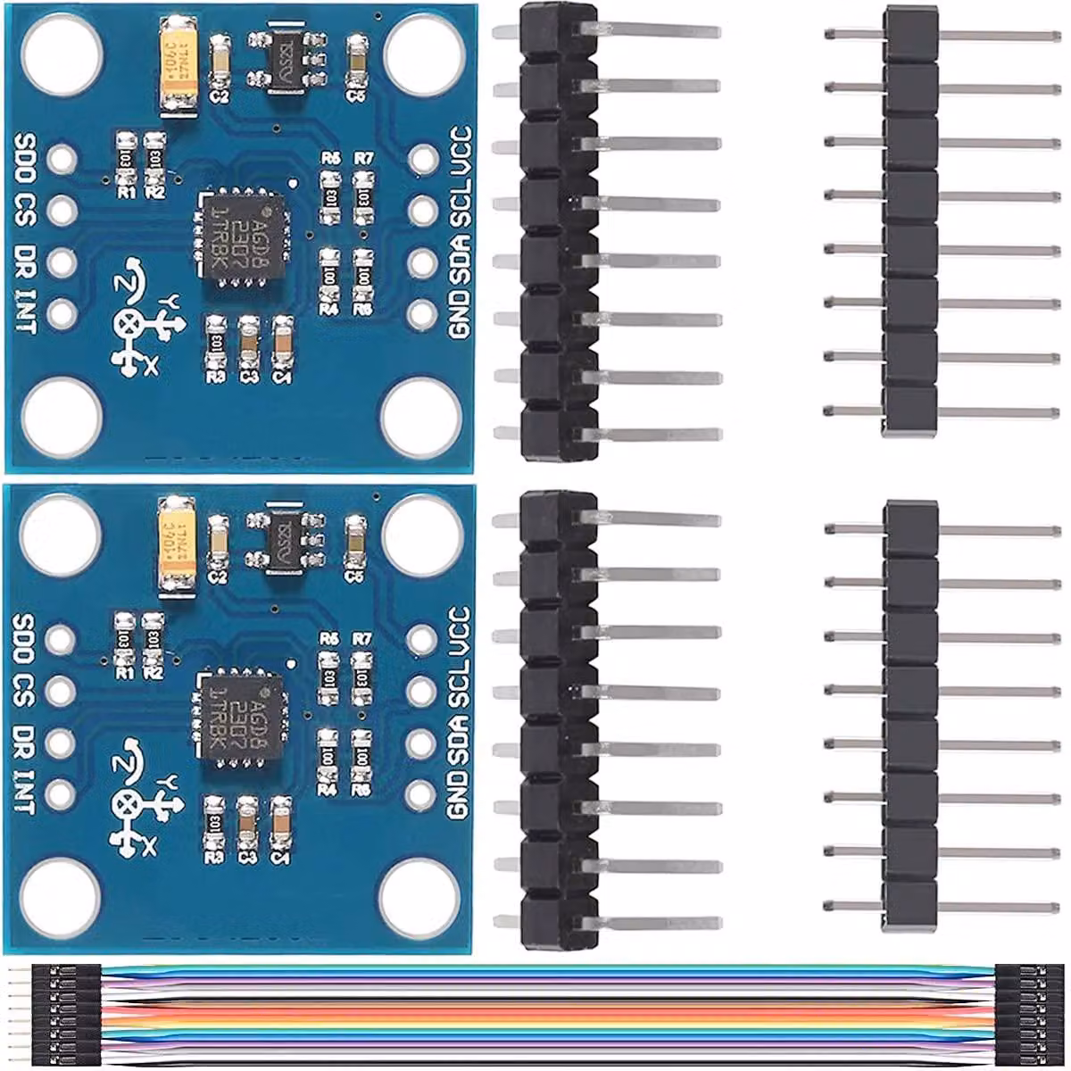 2 x Modulo giroscopio a 3 assi GY-50 L3G4200D, interfaccia IIC/SPI, compatibile con Arduino