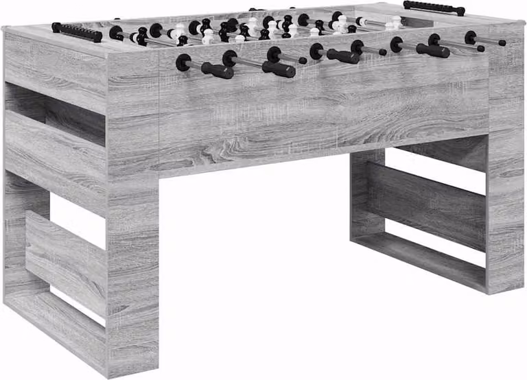 Tavolo da Foosball Sonoma grigia 146,5 x 74 x 85 cm