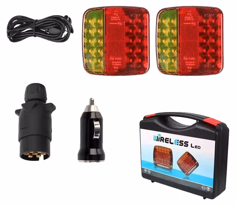 Fanalino posteriore a LED, design impermeabile, installazione senza attrezzi, set