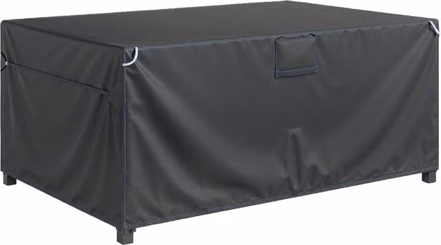 Copertura per mobili da giardino Outsunny impermeabile in Oxford 420D, L: 180 cm, P: 120 cm, H: 74 cm, Nero