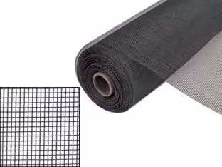 Zanzariera in Alluminio Vista Wave Grigia con Maglia 18/16, L: 150 cm x P: 30 m