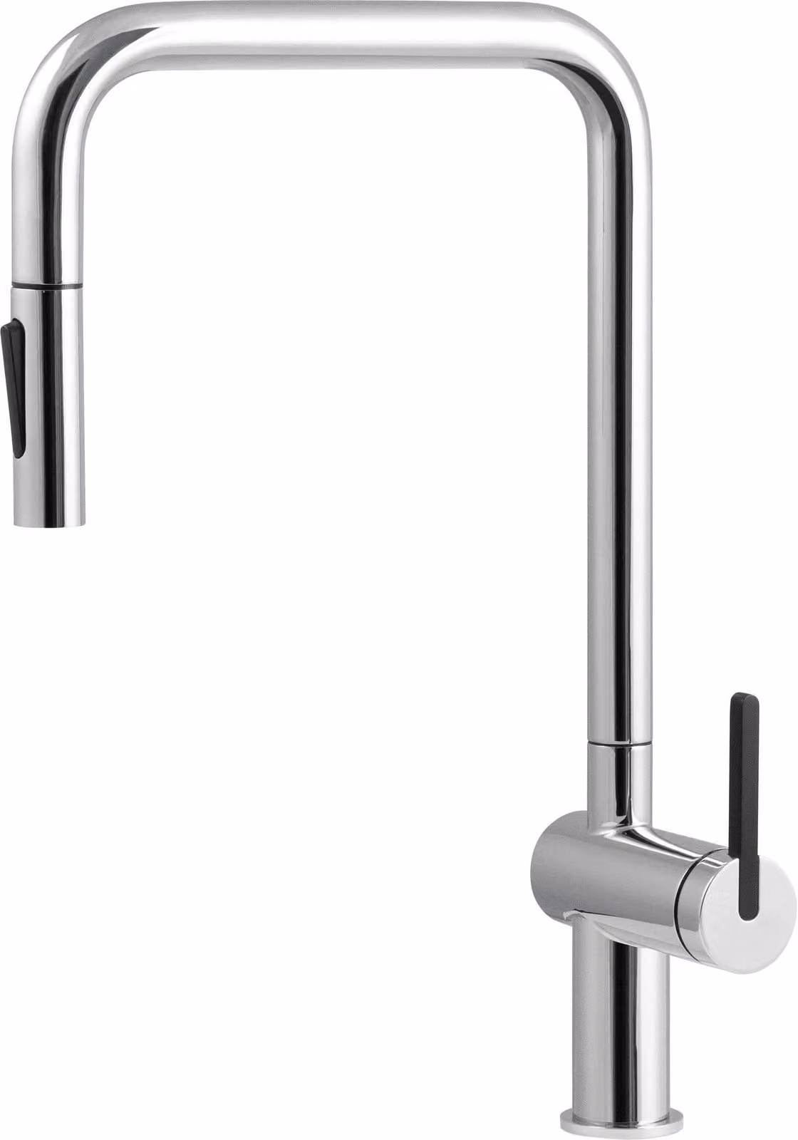 Kitchen faucet with pull-out spout