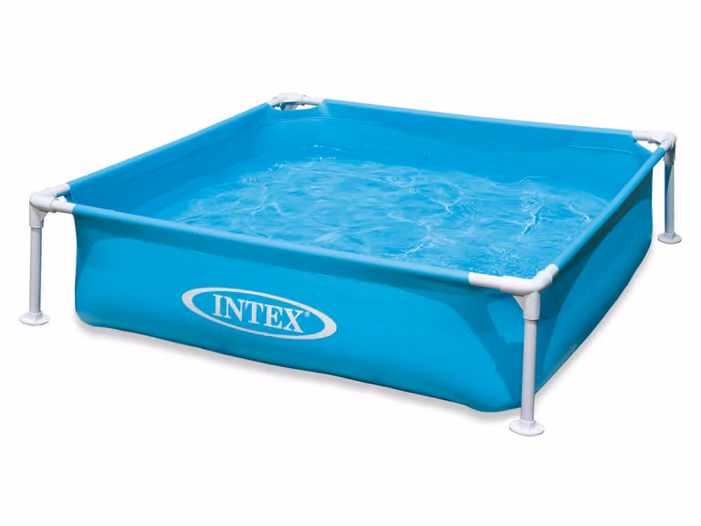 Intex - piscina mini frame - Blu 122 x 122 cm-30cm