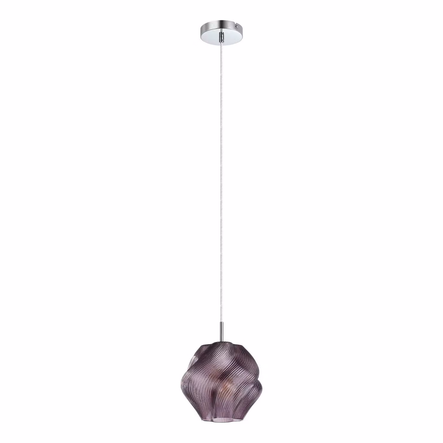 EGLO Lampada a sospensione Meliciano, dimmerabile, Violetto / Fucsia / Rosa, Soggiorno / Sala da pranzo, Vetro, Lampada a sospensione