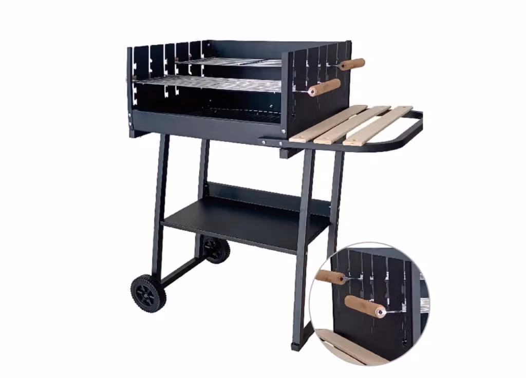 Barbecue a carbonella Tennesse Biancheriaweb in acciaio inossidabile nero per esterno e campeggio – 2