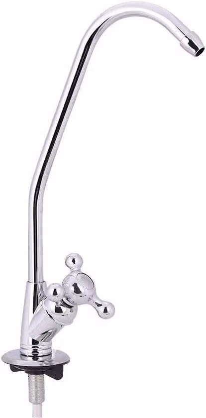 Miscelatore monocomando in acciaio inossidabile cromato, orientabile a 360°, per vasca da bagno e lavabo, modello moderno