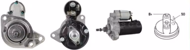 CASCO CST10137AS - Motorino di avviamento, 1,70 kW, per Volkswagen Transporter IV (furgone) (modelli: 70B, 70C, 7DB, 7DK, 70J, 70K, 7DC, 7DJ), 12V