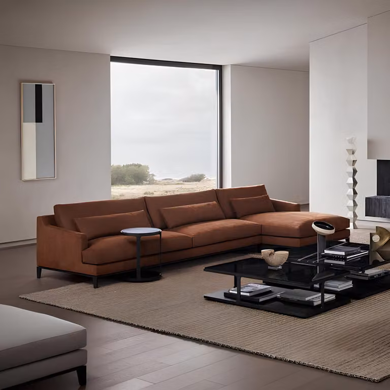 Eck Sofa Couch Polster Sitz Garnitur Leder Couchen Designer Sofas Wohnlandschaft